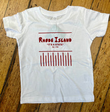 Load image into Gallery viewer, RI Awful Awful ‘It’s a State’ Onesie and Toddler T-Shirt