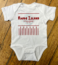 Load image into Gallery viewer, RI Awful Awful ‘It’s a State’ Onesie and Toddler T-Shirt