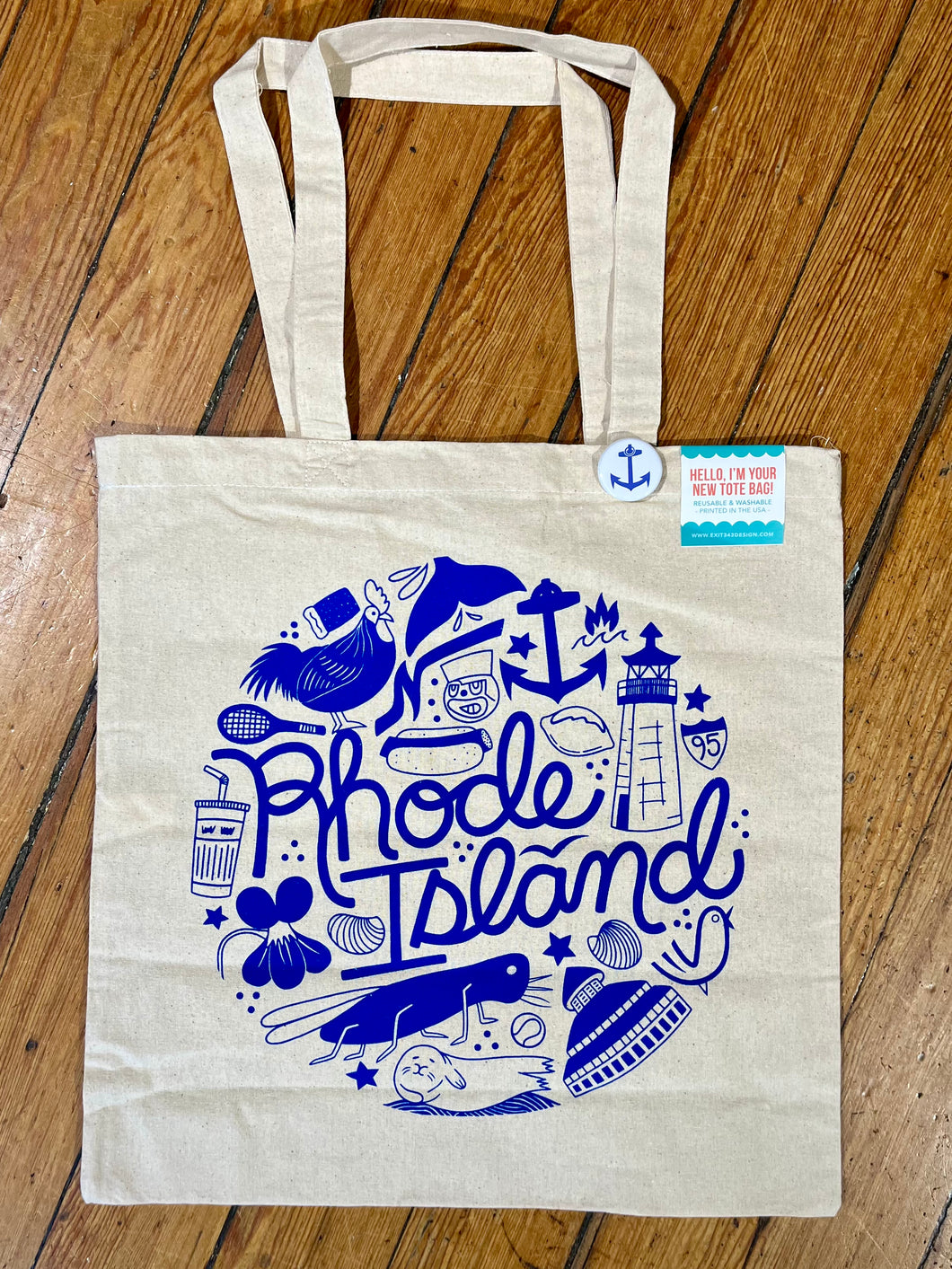 RI Icons Tote Bag