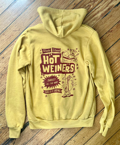 Hot Weiners Hoodie, Zippered, by Milkcan Industries