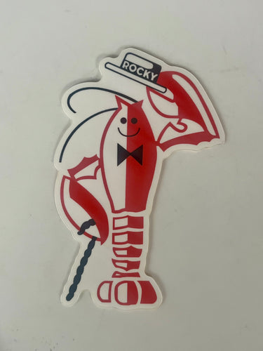 Rocky the Lobster Sticker, 4”