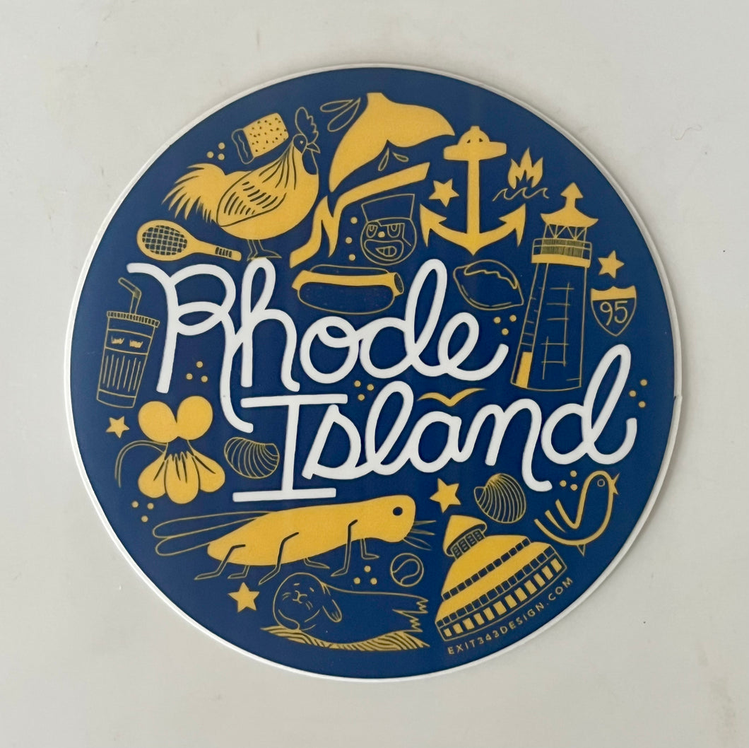 Ri Icon Sticker RI Icons Sticker – Newport Original