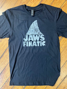 Jaws Finatic Shirt, by Pixel Palmer