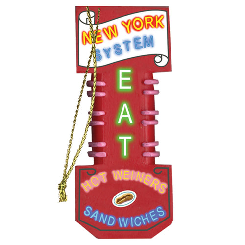 My Little Town NY System Weiners Ornament
