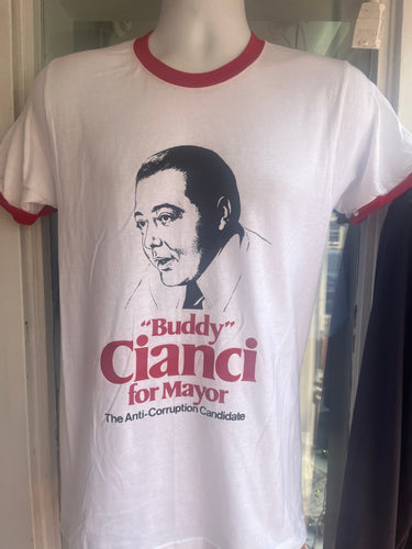 Buddy Cianci Campaign Ringer T-Shirt