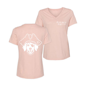 Sneaky Puppy Women’s V-neck