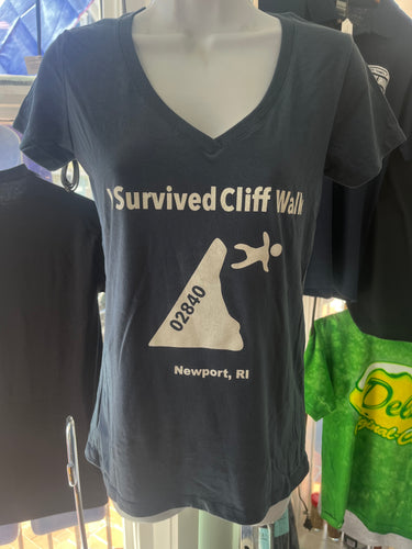 Cliff Walk T-Shirt, Women’s V-Neck