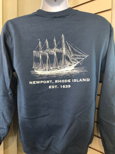 Newport Original Schooner Crew Neck Sweatshirt