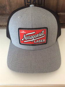 Narragansett Trucker Hat Grey With Black Mesh