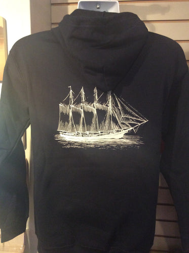 Newport Original Schooner Hoodie, Zippered