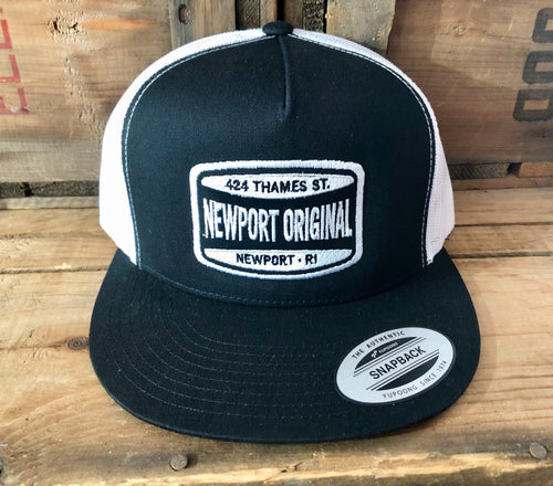 Newport Original Trucker Cap, Flat Brim
