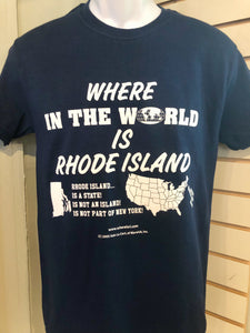 Where in the World is RI T-shirt
