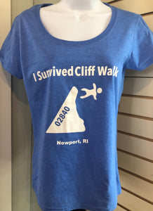 Cliff Walk T-shirt, Women’s Scoop Neck